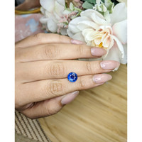 2.12 Ct. Blue Sapphire from Ceylon (Sri Lanka) Life Style