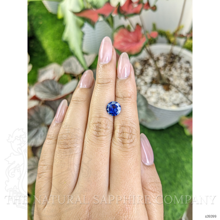 2.12 Ct. Blue Sapphire from Ceylon (Sri Lanka)