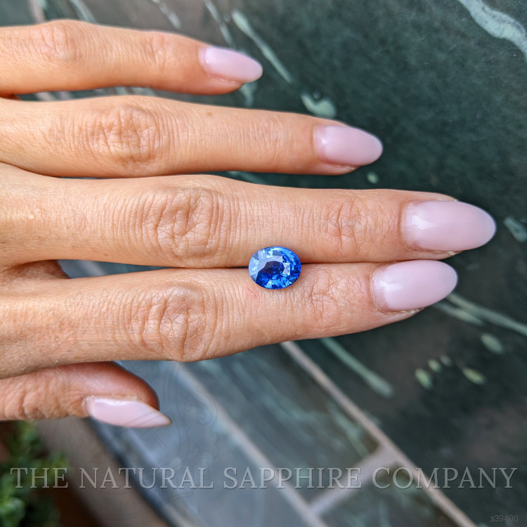 3.02 Ct. Blue Sapphire from Ceylon (Sri Lanka)