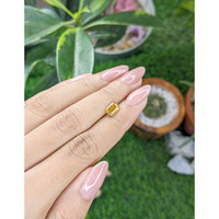 1.28 Ct. Orangish Yellow Sapphire from Ceylon (Sri Lanka) Life Style
