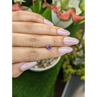 1.07 Ct. Purplish Pink Sapphire from Ceylon (Sri Lanka) Life Style