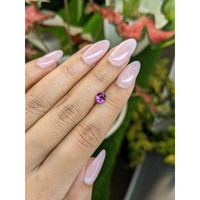 1.07 Ct. Purplish Pink Sapphire from Ceylon (Sri Lanka) Life Style