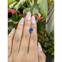 3.60 Ct. Blue Sapphire from Ceylon (Sri Lanka) Life Style