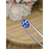 3.60 Ct. Blue Sapphire from Ceylon (Sri Lanka) Life Style