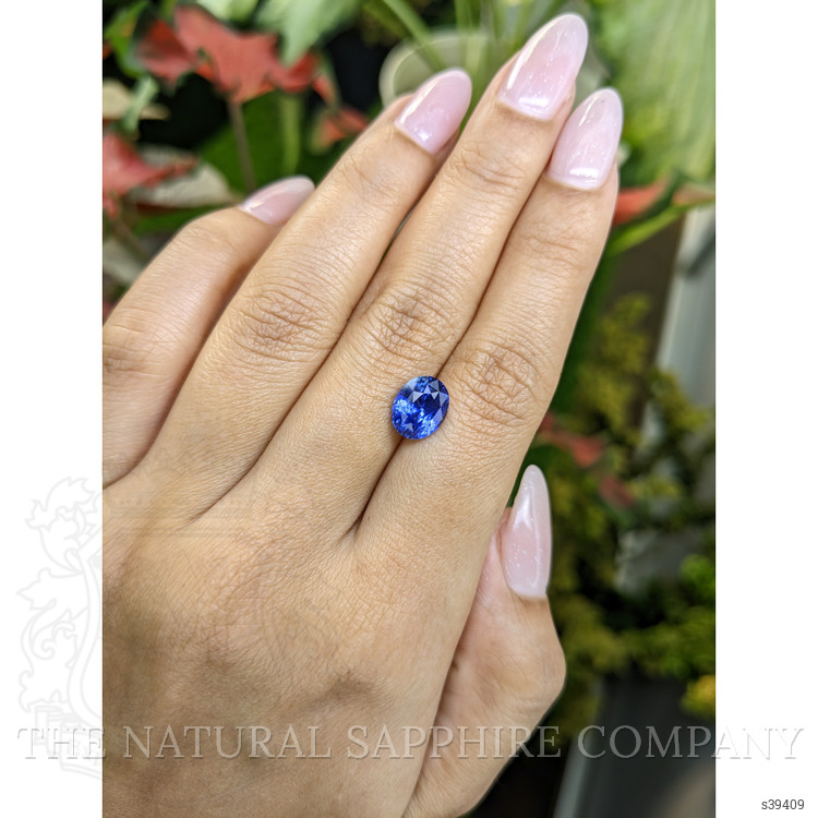 3.60 Ct. Blue Sapphire from Ceylon (Sri Lanka)