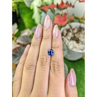 1.81 Ct. Blue Sapphire from Ceylon (Sri Lanka) Life Style