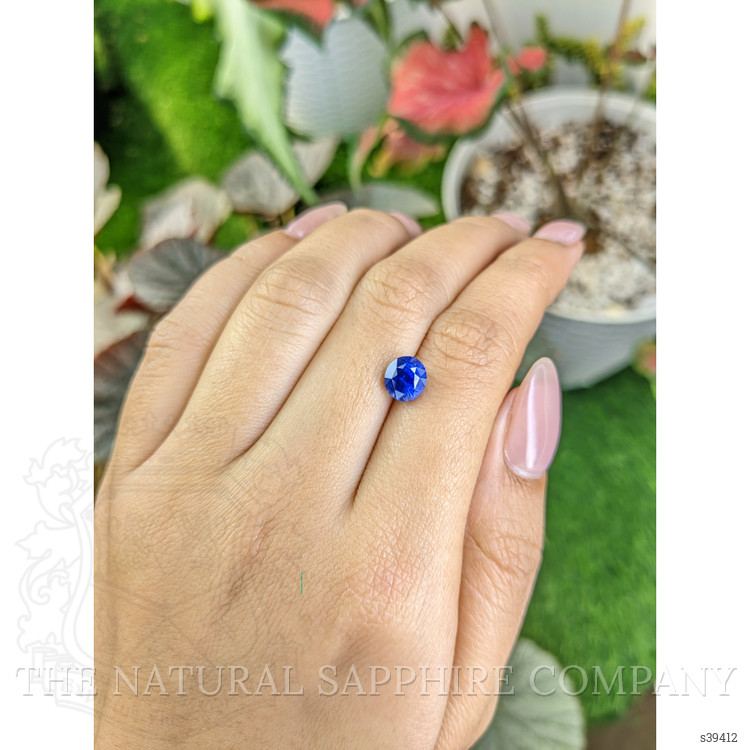 2.14 Ct. Blue Sapphire from Ceylon (Sri Lanka)