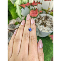 2.14 Ct. Blue Sapphire from Ceylon (Sri Lanka) Life Style