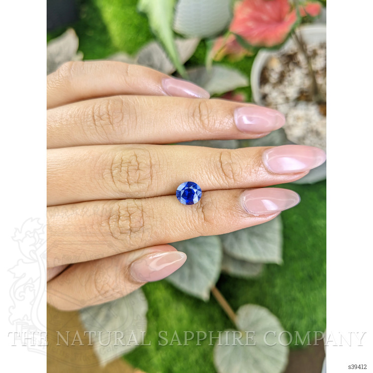 2.14 Ct. Blue Sapphire from Ceylon (Sri Lanka)
