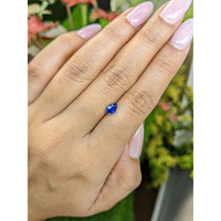 0.78 Ct. Blue Sapphire from Ceylon (Sri Lanka) Life Style