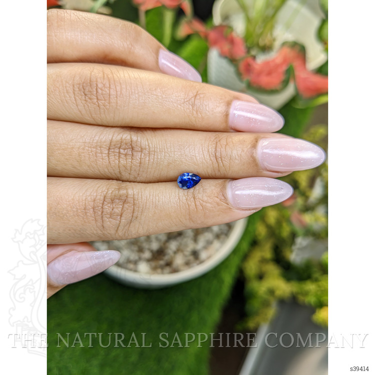 0.78 Ct. Blue Sapphire from Ceylon (Sri Lanka)