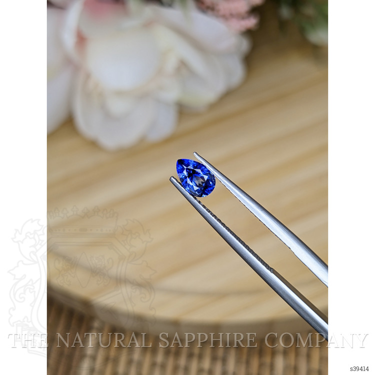 0.78 Ct. Blue Sapphire from Ceylon (Sri Lanka)