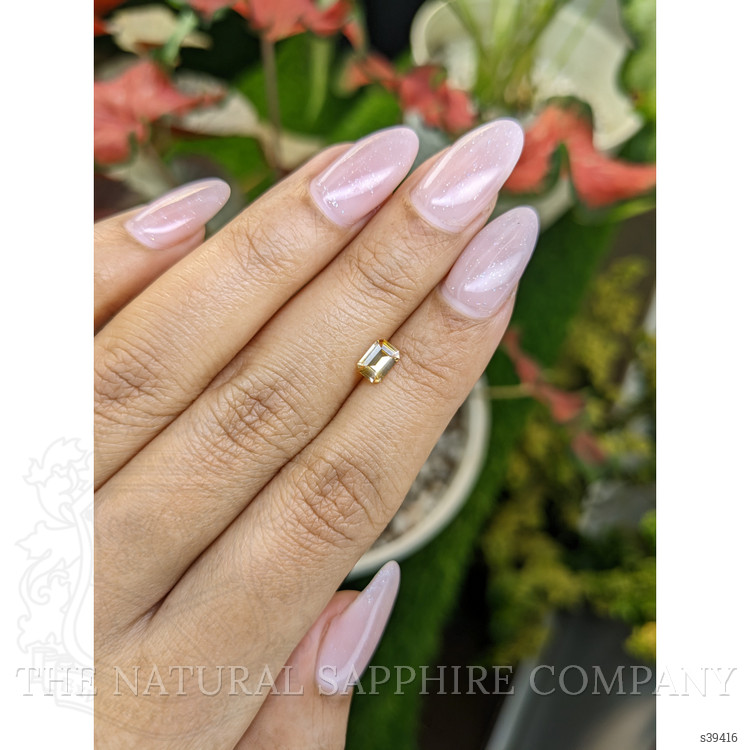 0.54 Ct. Peach Sapphire from Ceylon (Sri Lanka)