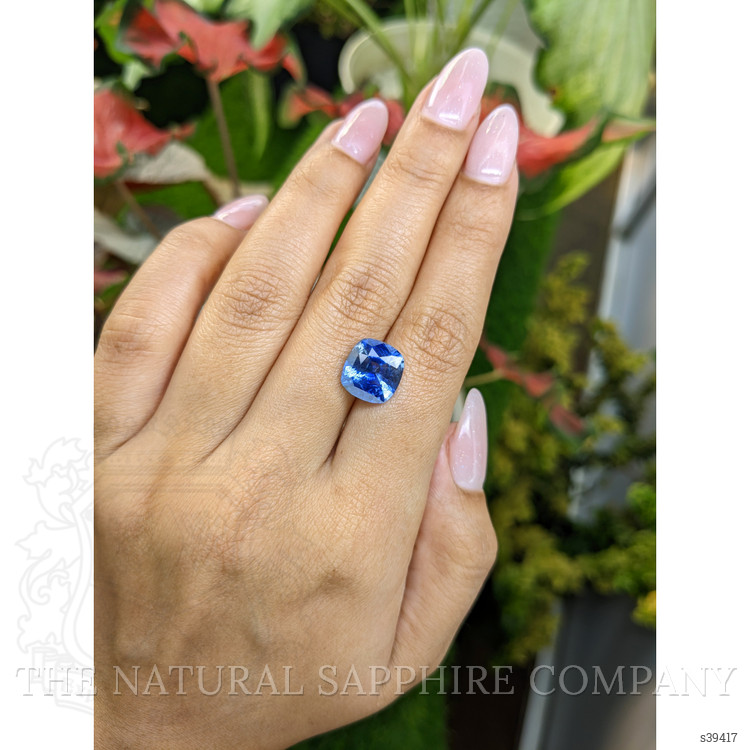 5.55 Ct. Blue Sapphire from Ceylon (Sri Lanka)