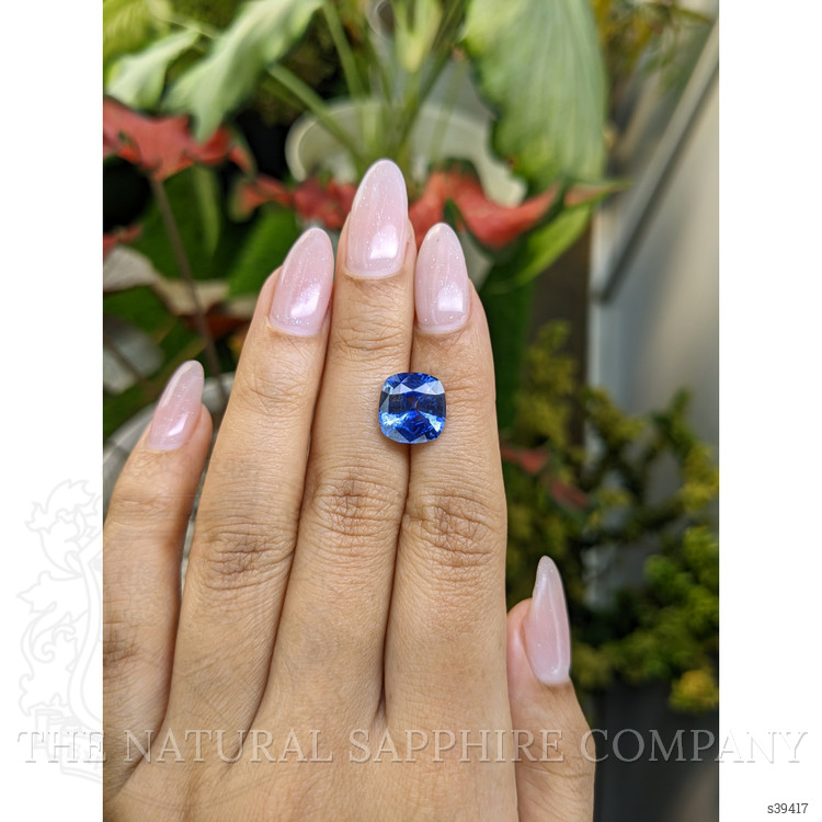 5.55 Ct. Blue Sapphire from Ceylon (Sri Lanka)