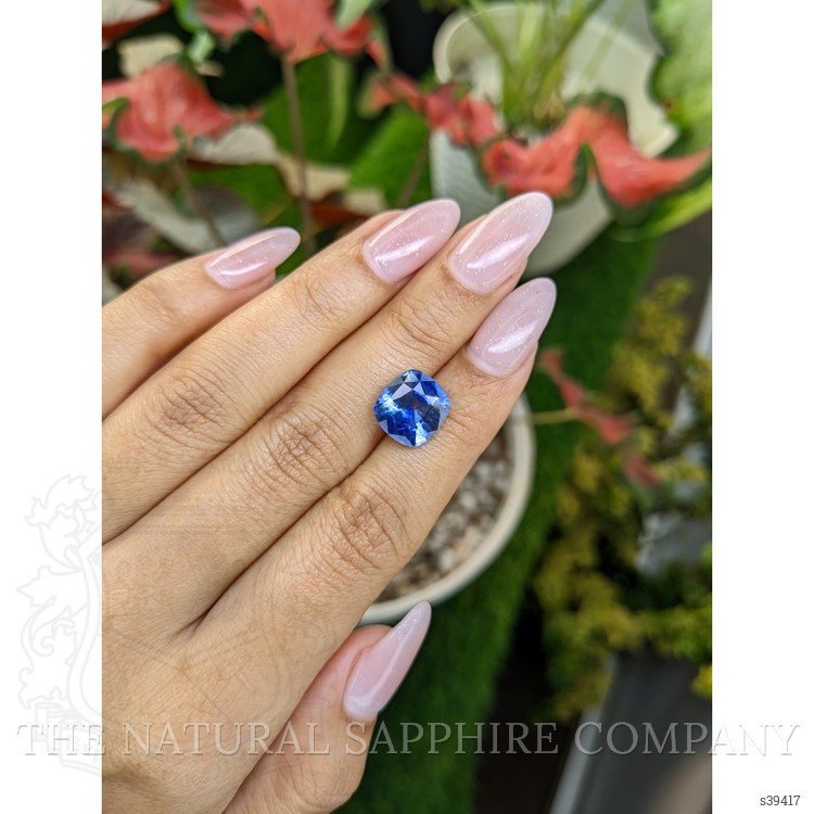 5.55 Ct. Blue Sapphire from Ceylon (Sri Lanka)