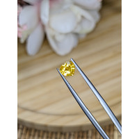 0.74 Ct. Orangish Yellow Sapphire from Ceylon (Sri Lanka) Life Style