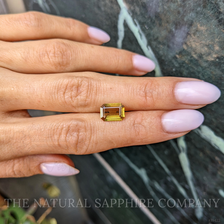 2.31 Ct. Yellowish Brown Sapphire from Ceylon (Sri Lanka)