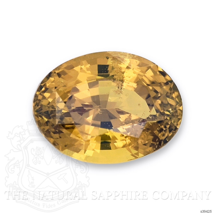 2.10 Ct. Yellowish Brown Sapphire from Ceylon (Sri Lanka)