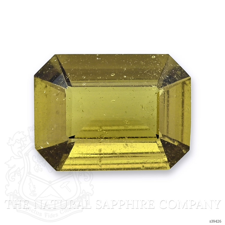 2.51 Ct. Yellowish Green Sapphire from Ceylon (Sri Lanka)