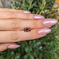 2.56 Ct. Pinkish Brown Sapphire from Ceylon (Sri Lanka) Life Style