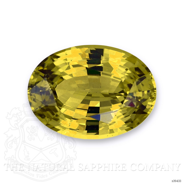 1.82 Ct. Yellowish Green Sapphire from Ceylon (Sri Lanka)