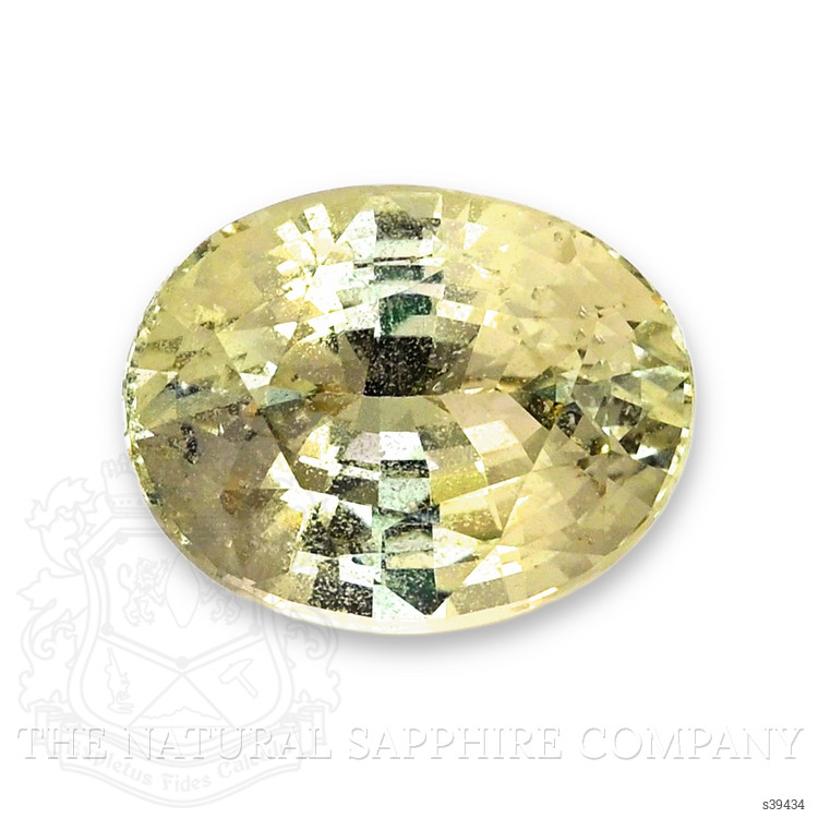 2.59 Ct. Yellowish Green Sapphire from Ceylon (Sri Lanka)