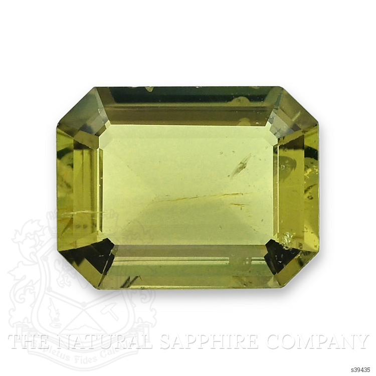 1.97 Ct. Yellowish Green Sapphire from Ceylon (Sri Lanka)