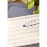 0.49 Ct. Purplish Pink Sapphire from Ceylon (Sri Lanka) Life Style