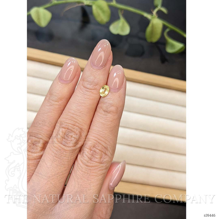 0.71 Ct. Yellow Sapphire from Ceylon (Sri Lanka)