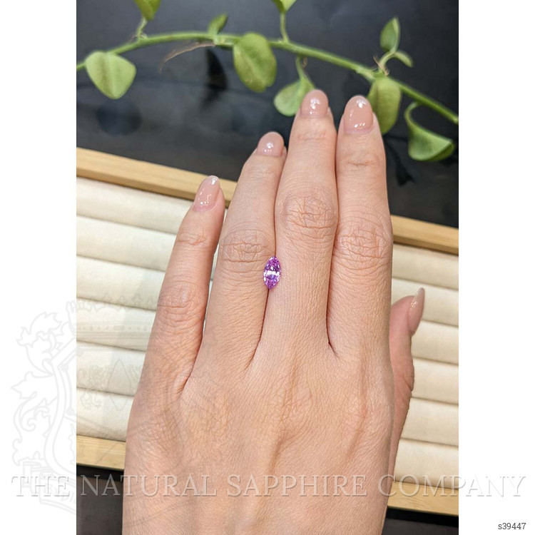 0.76 Ct. Pink Sapphire from Ceylon (Sri Lanka)