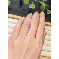 0.62 Ct. Pink Sapphire from Ceylon (Sri Lanka) Life Style