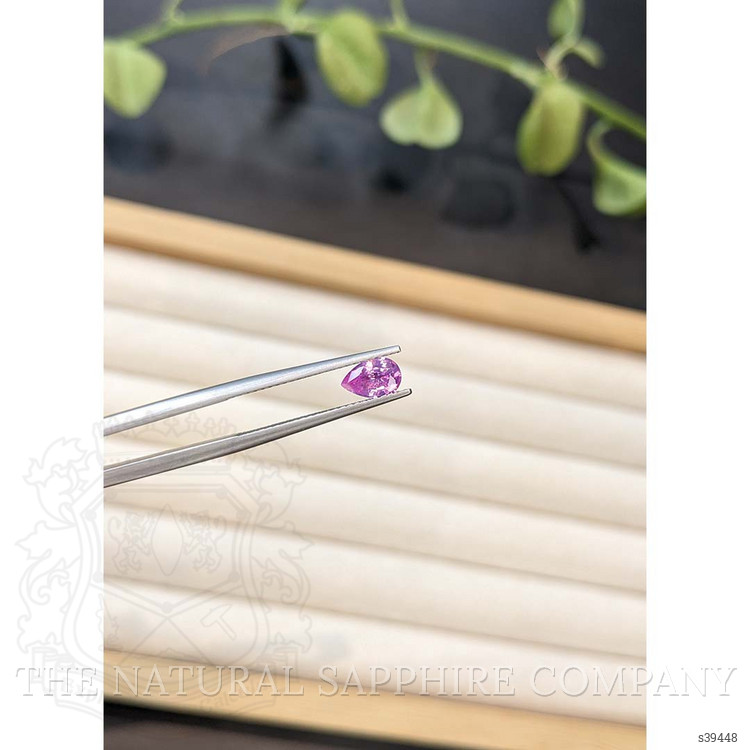 0.62 Ct. Pink Sapphire from Ceylon (Sri Lanka)