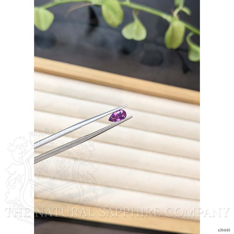 0.90 Ct. Purple Sapphire from Ceylon (Sri Lanka)