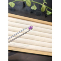 1.02 Ct. Purplish Pink Sapphire from Ceylon (Sri Lanka) Life Style