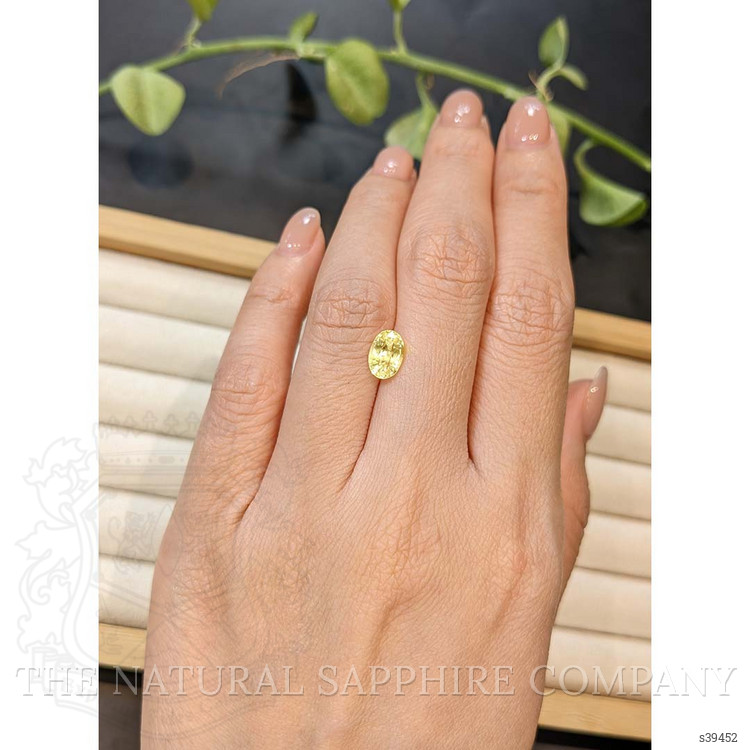 1.68 Ct. Yellow Sapphire from Ceylon (Sri Lanka)