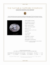 1.46 Ct. White Sapphire from Ceylon (Sri Lanka) Scan Report