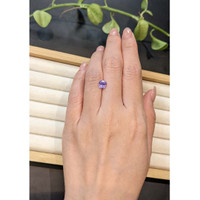 1.70 Ct. Purple Sapphire from Ceylon (Sri Lanka) Life Style