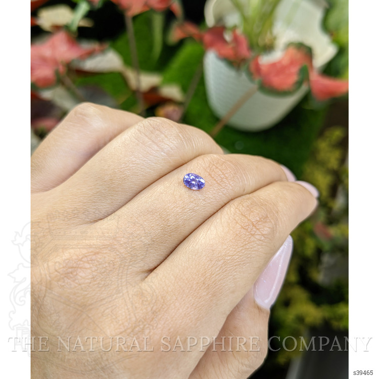 0.44 Ct. Purple Sapphire from Ceylon (Sri Lanka)