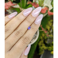 0.44 Ct. Purple Sapphire from Ceylon (Sri Lanka) Life Style
