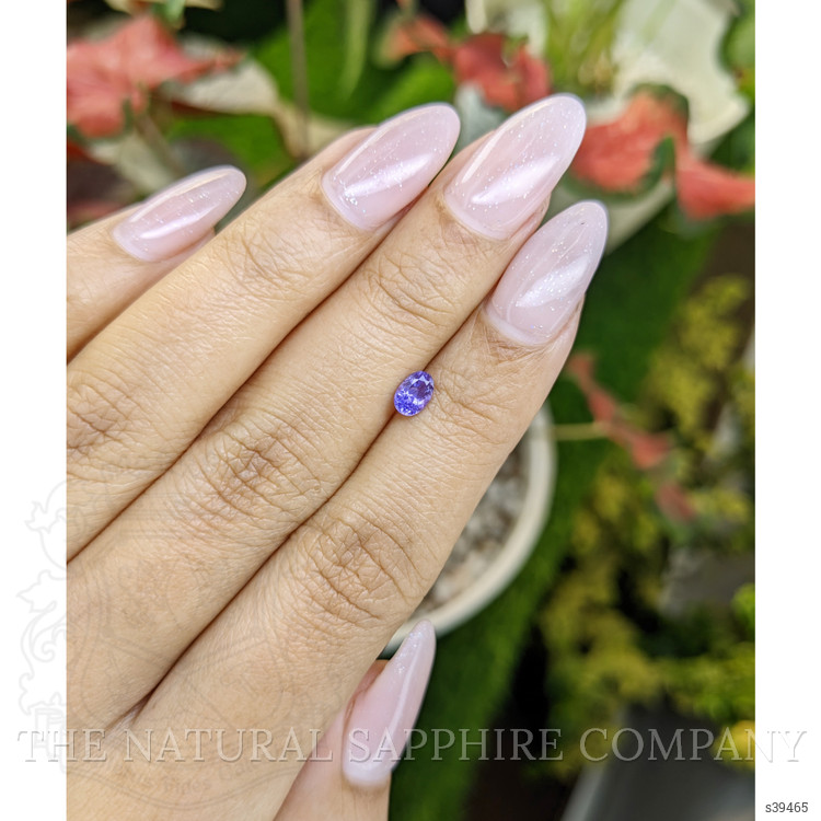 0.44 Ct. Purple Sapphire from Ceylon (Sri Lanka)