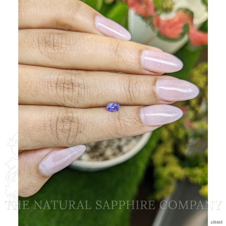 0.44 Ct. Purple Sapphire from Ceylon (Sri Lanka)