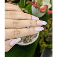 0.45 Ct. Pinkish Purple Sapphire from Ceylon (Sri Lanka) Life Style