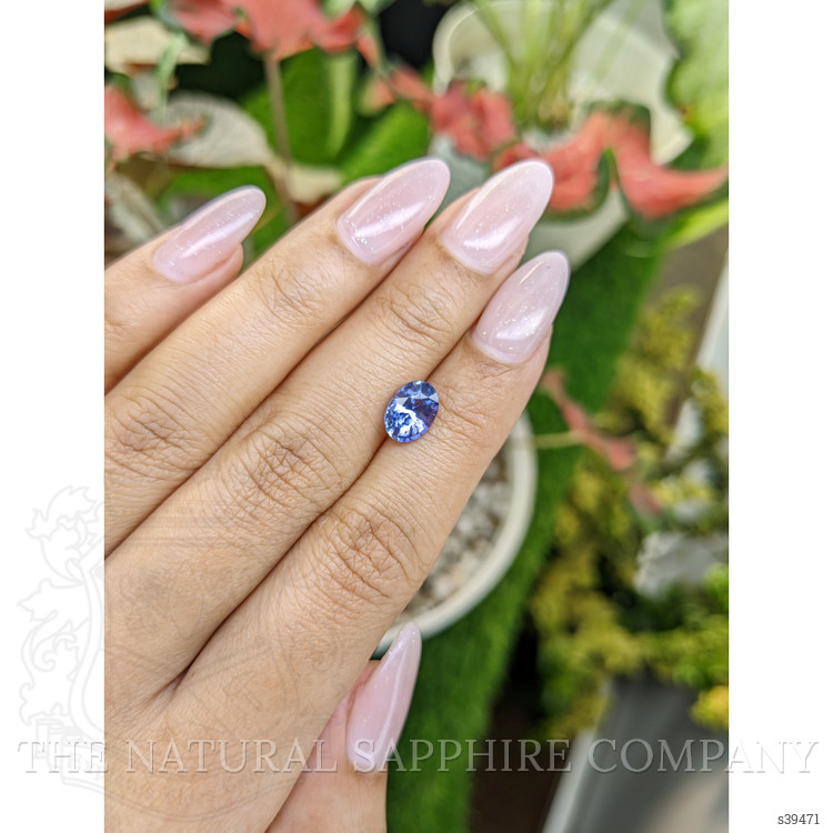2.05 Ct. Blue Sapphire from Ceylon (Sri Lanka)