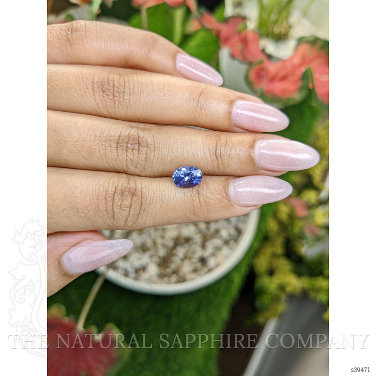2.05 Ct. Blue Sapphire from Ceylon (Sri Lanka)