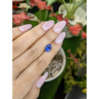 2.24 Ct. Blue Sapphire from Ceylon (Sri Lanka) Life Style