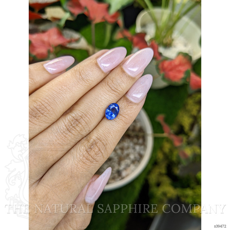 2.24 Ct. Blue Sapphire from Ceylon (Sri Lanka)