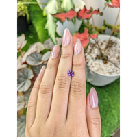 1.20 Ct. Pinkish Purple Sapphire from Ceylon (Sri Lanka) Life Style
