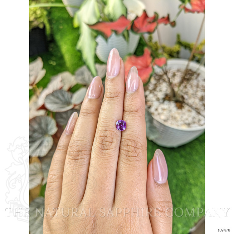 1.20 Ct. Pinkish Purple Sapphire from Ceylon (Sri Lanka)