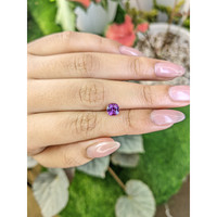 1.20 Ct. Pinkish Purple Sapphire from Ceylon (Sri Lanka) Life Style